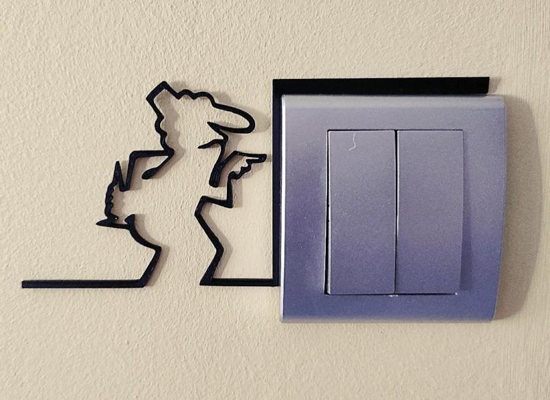 Funny Light Switch Gadget – La Linea Balum 56   