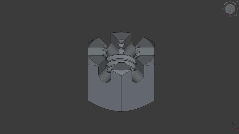 DIN 935 Nuts M4 - M30   