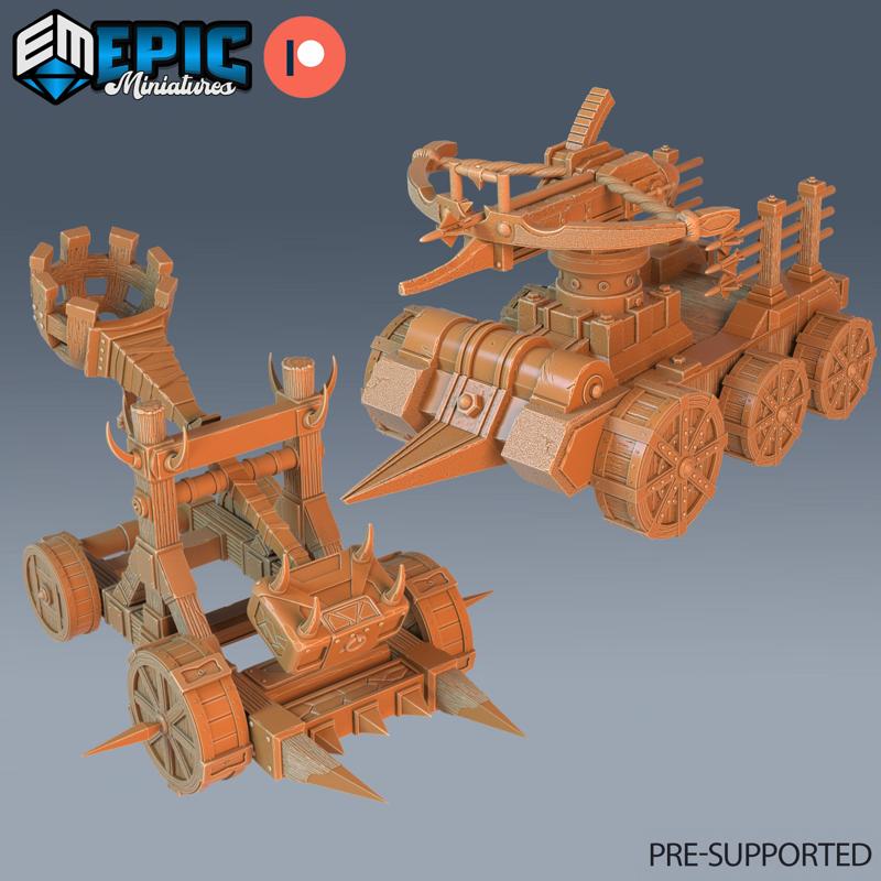 Siege Engine Catapult & Dragonslayer Ballista / War Machine / Warfare Construct