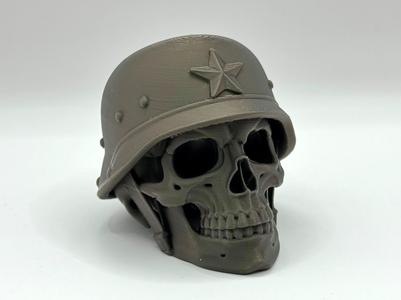 Retro Soldier Skull