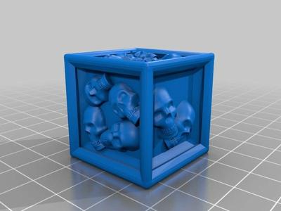 Skull dice - Dé crane - Zombicide BP/GH & Rum&Bones alternatives