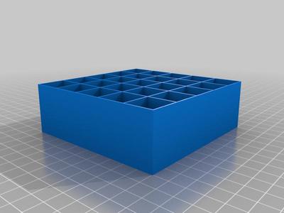 Simple 5x5 18650 holder