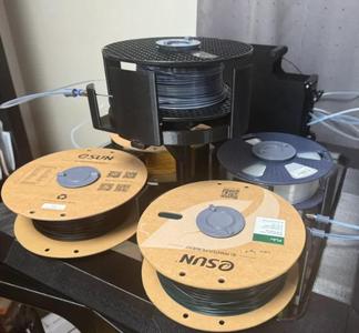Horizontal MMU spool holder   