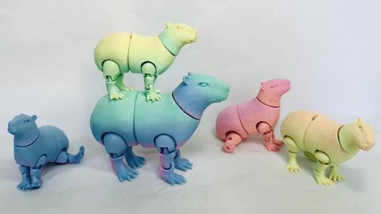 Cute Articulated Capybara