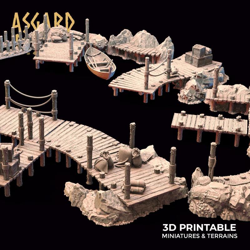 The Coastal Harbor /Terrain/ /Pre-supported/