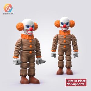 Flexi Articulated halloween joker