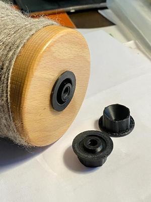 Spulenlager Spinnrad   