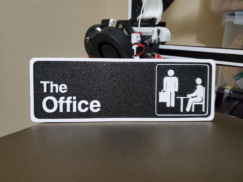 The Office Door Sign   