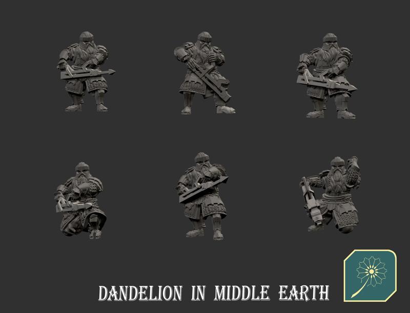 Metal Mountain Dwarf(Crossbow)