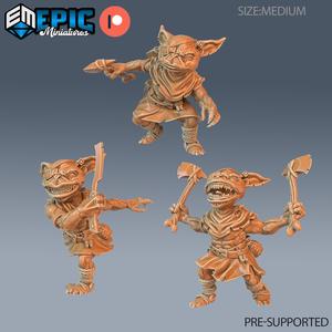 Goblin Warrior Set / Male Goblinoid / Evil Ogre / Cave Beast / Forest Guard / Siege Servant