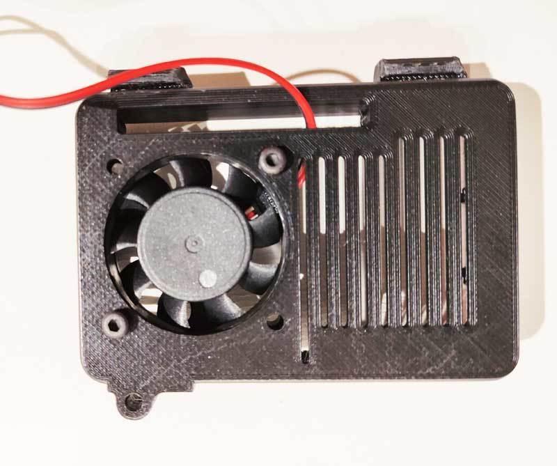 Creality CR-6 SE RPi 4b+Hat V-Mount Case + 40mm FAN Mount