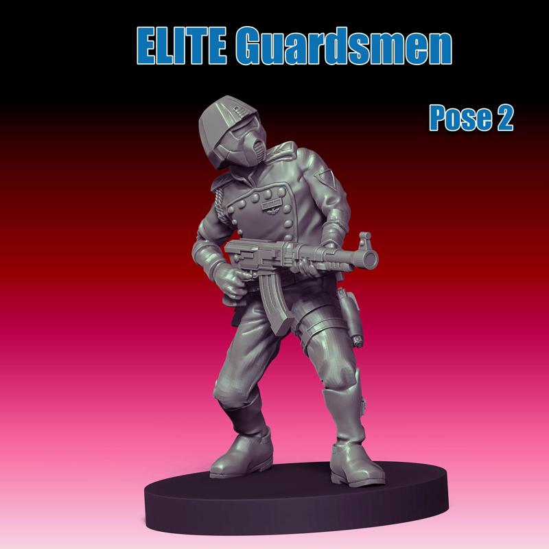 Elite 'Cartoon' Guardsmen, Pose 2