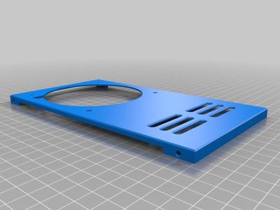 slim Ender PSU cover for 90 mm fan upgrade