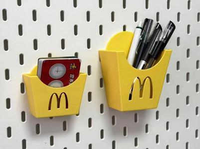 McDonald's French Fries Box -- IKEA Pegboard Accessory