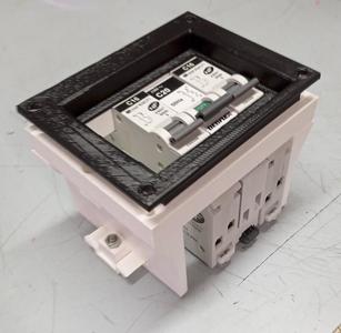 DIN rail box complete