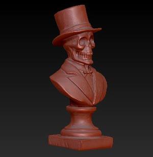 Halloween Skull Statue 3d scan