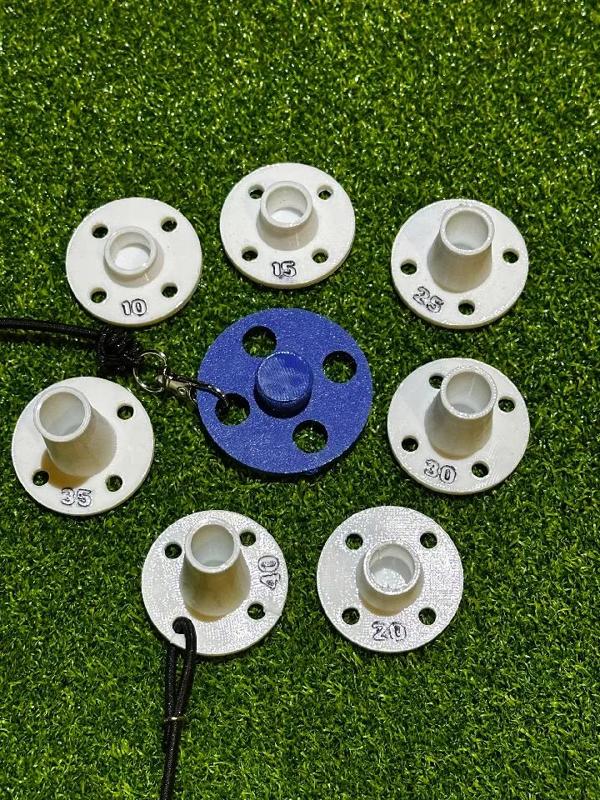 Simulator Golf Mat Tee Anchor System   