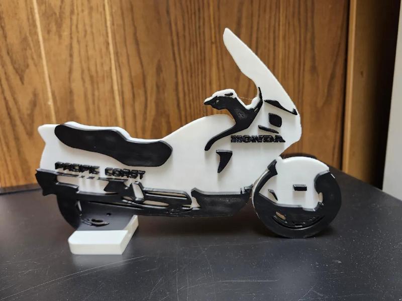 Model of Pacific Coast 800 motorcycle   