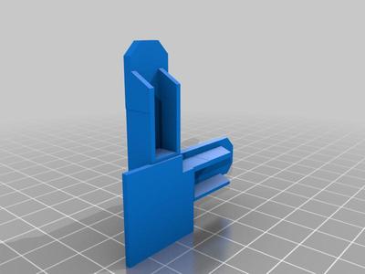 Window screen corner 1/4" with outer flange