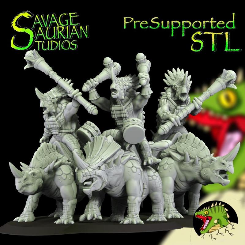 Rhinodon Riders - Lizardmen
