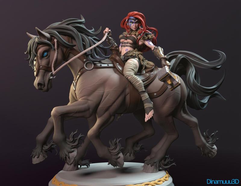 Viking Ygritte, Rider of Sleipnir