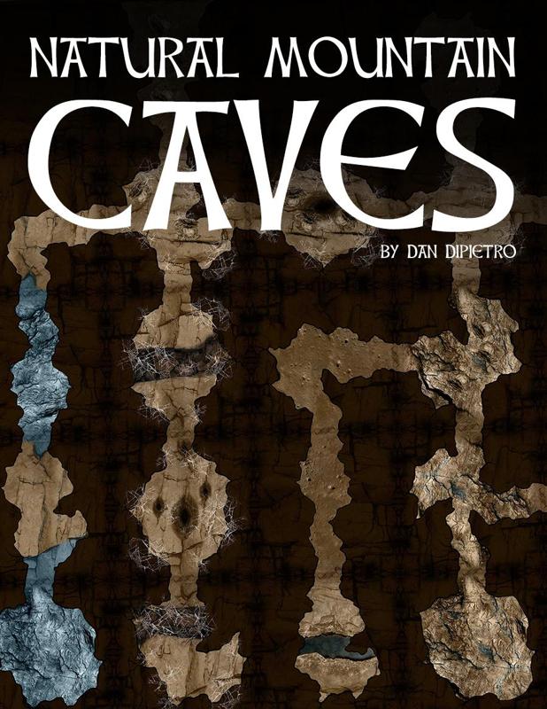 Natural Mountain Caves - Digital Terrain Battle Maps