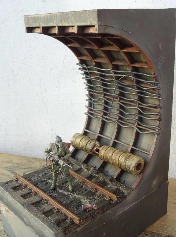 METRO 2033 DIORAMA TUNEL 1:35 SCALE   