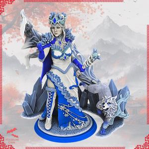Frost Queen with Spirit Fox
