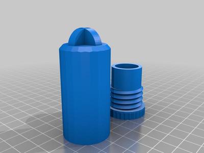Geocache bison tube holder