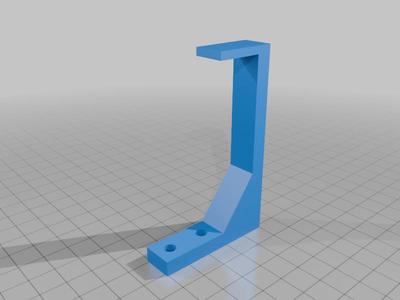 long curtain rod center support