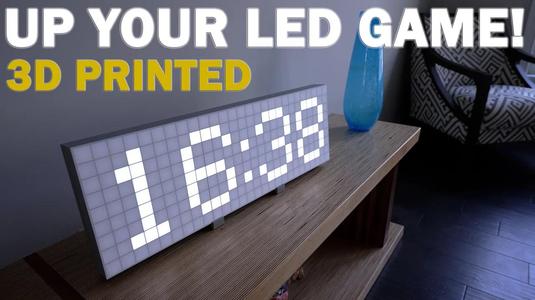 LED Matrix Display/Clock   