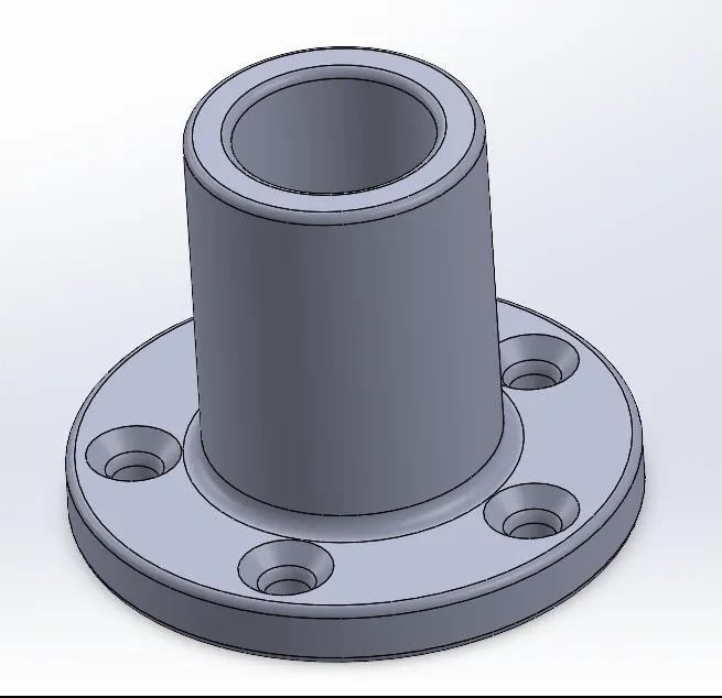 0.5in PVC deck mount   