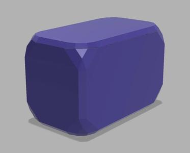Simple decorative box with magnets   