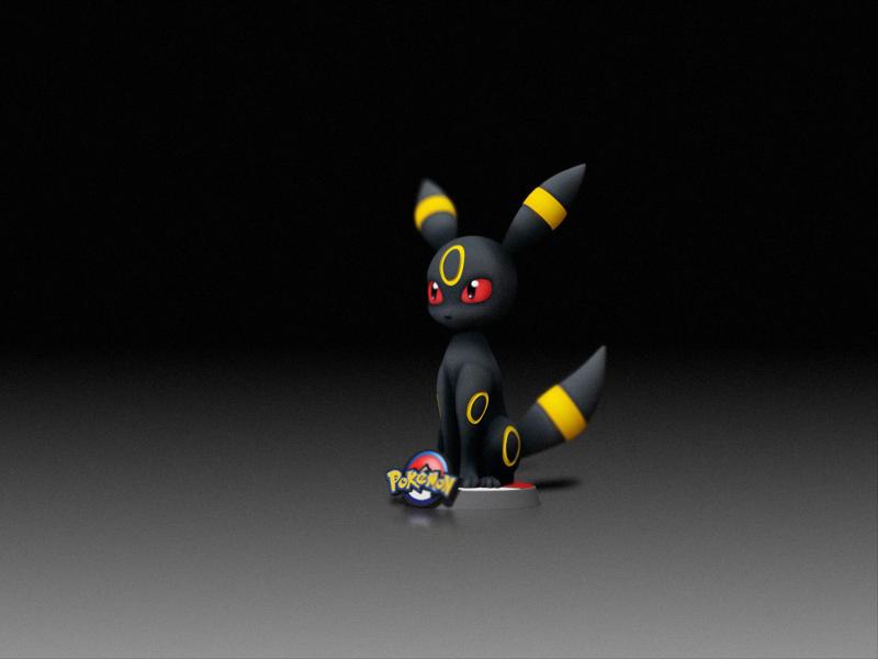 Umbreon - Eevee evolution-POKÉMON FIGURINE - 3D PRINT MODEL
