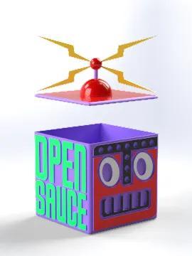 Commemorative Robot Box - Open Sauce 2025   