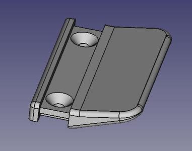 Balcony door handle