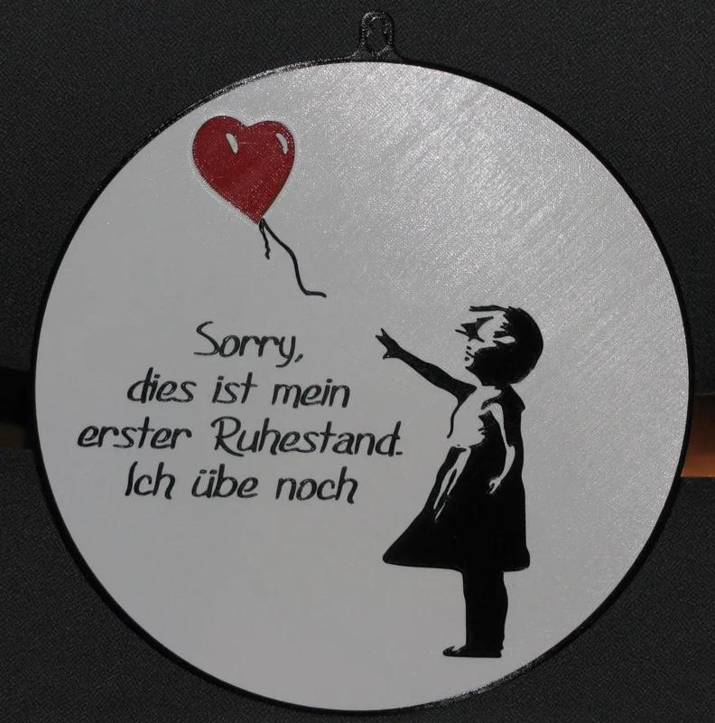 Wall Art 210mm Diameter, FreeCAD   