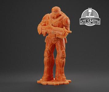 Onyx Guard Male Gears of War OT Miniature STL