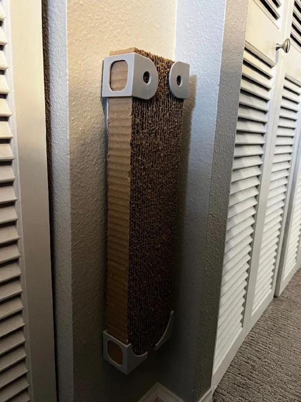 Wall Mount for Cardboard Cat Scratchers, thicker   
