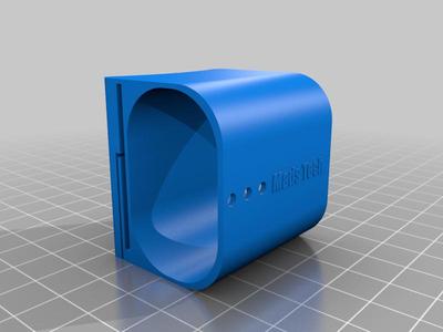 DJI FPV Goggles V2 Battery Holder By Mads Tech - TPU (without cable holder)