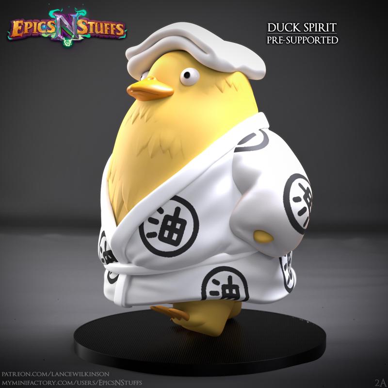 Duck Spirit 2A Miniature - Pre-Supported
