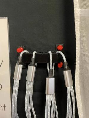 Cable Holder With Thumbtack Attatchments   