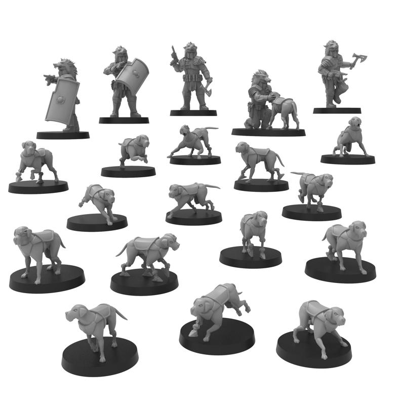 Roman Warhounds - Presupported