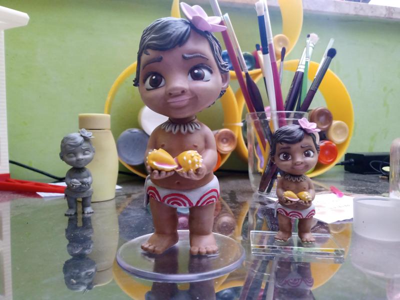 moana baby fan art