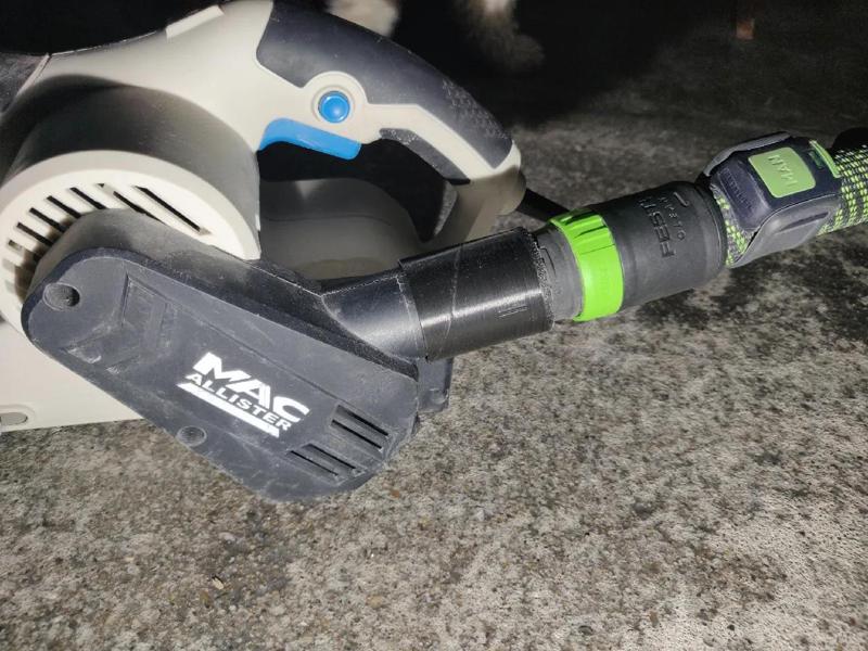 Festool D27 to MACallister belt sander   