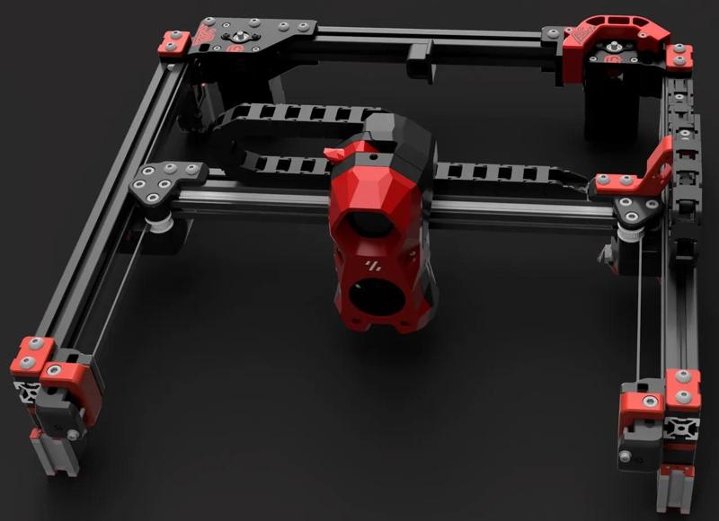 Voron 2.4 / mammoth-3D 30T long-shaft motor mounts   