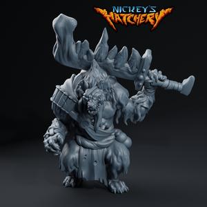Gnoll Brute with Bone Sword | The Fisi Tribe of Whirlworld
