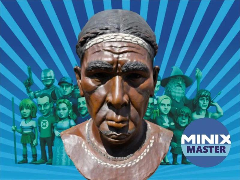 bust of aboriginal australian   