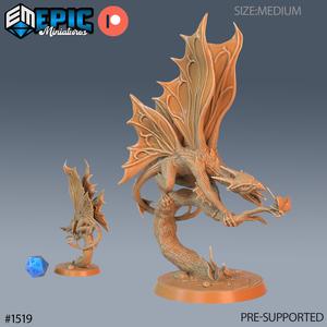 Fairy Dragon ‧ DnD Miniature ‧ Tabletop Miniatures ‧ Gaming Monster ‧ 3D Model ‧ RPG ‧ DnDminis ‧ STL FILE