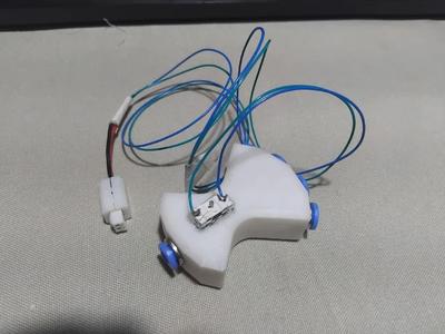 4 to 1 ptfe hub/splitter with sensor   